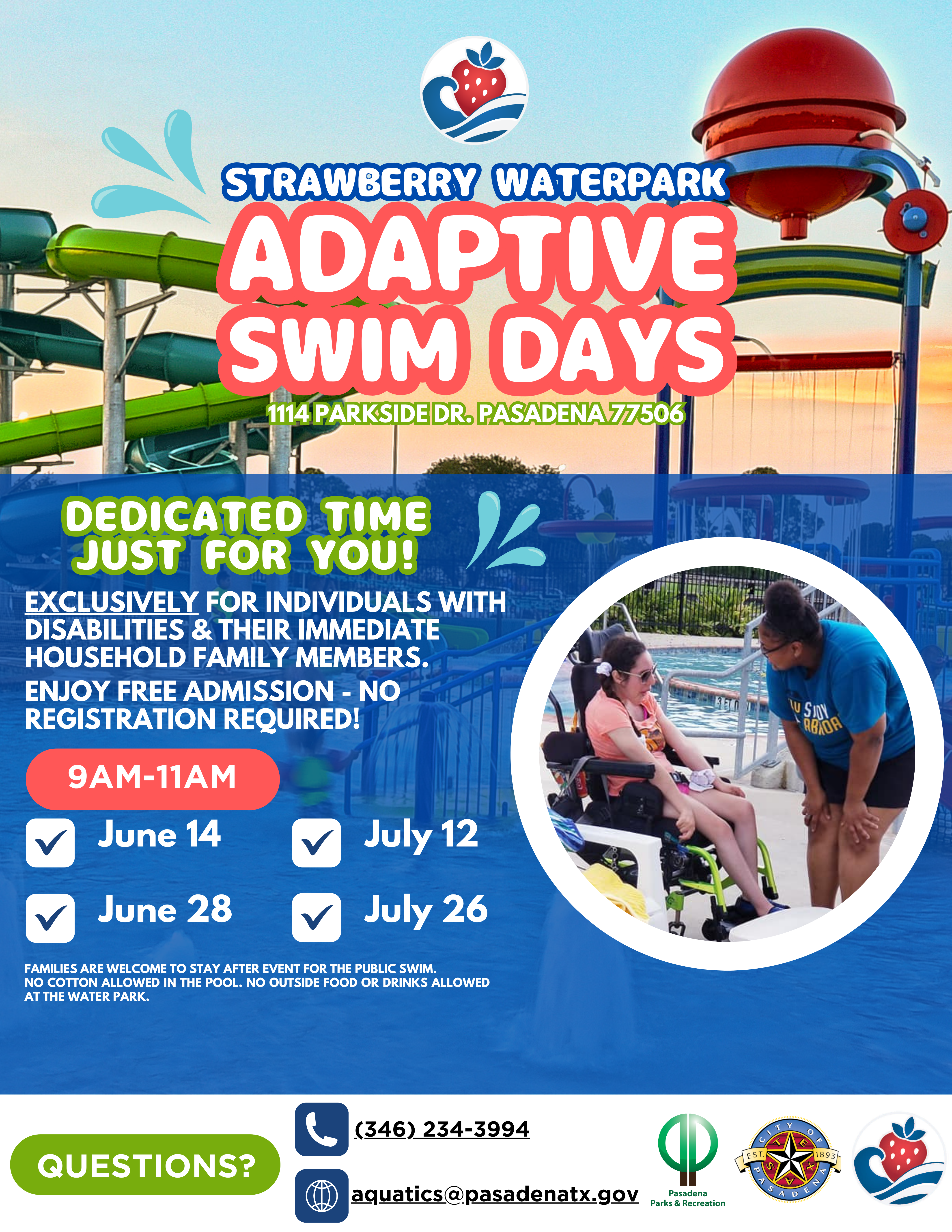 Adaptive Swim Days 2025