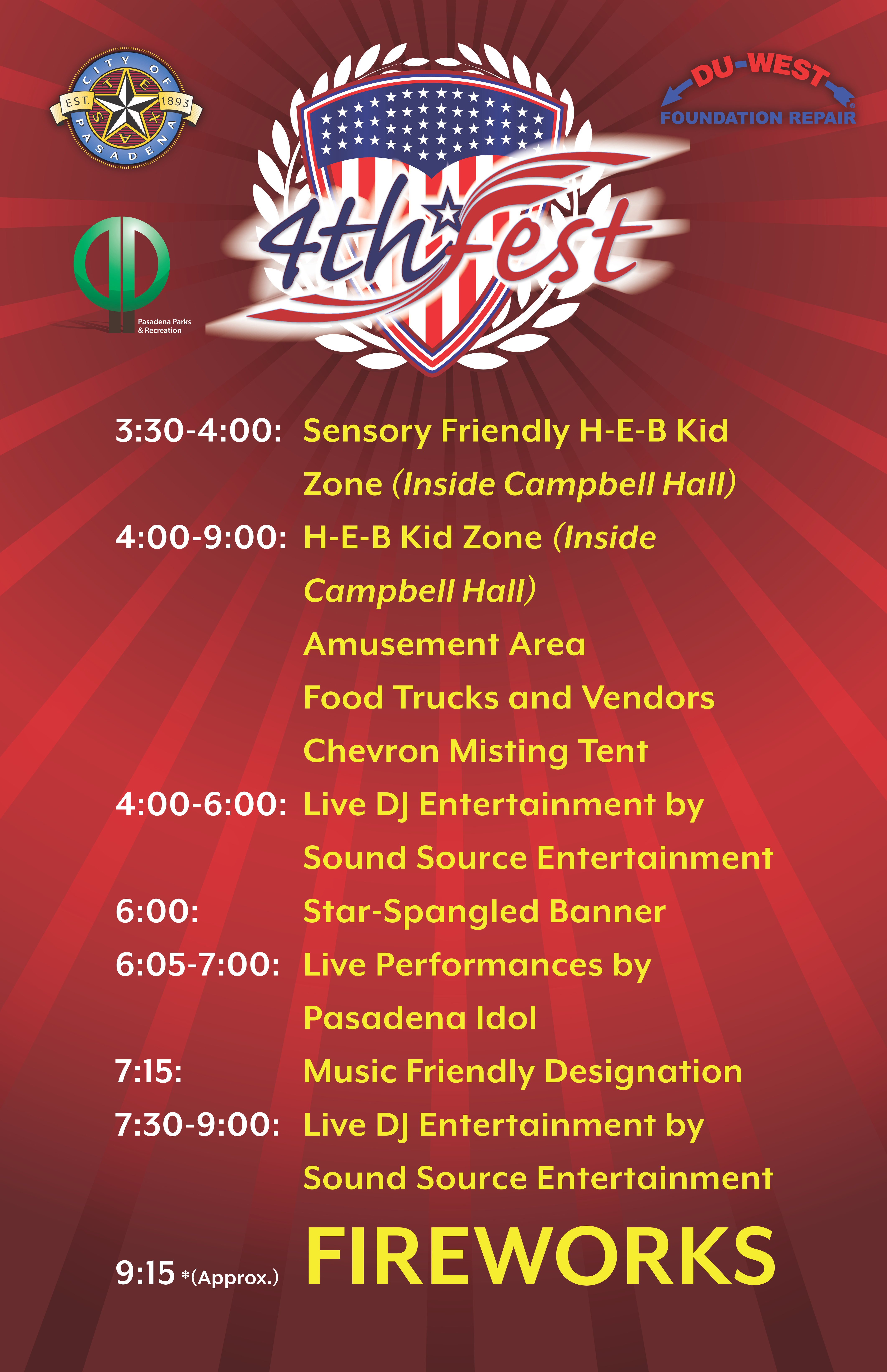 4th Fest Schedule_
