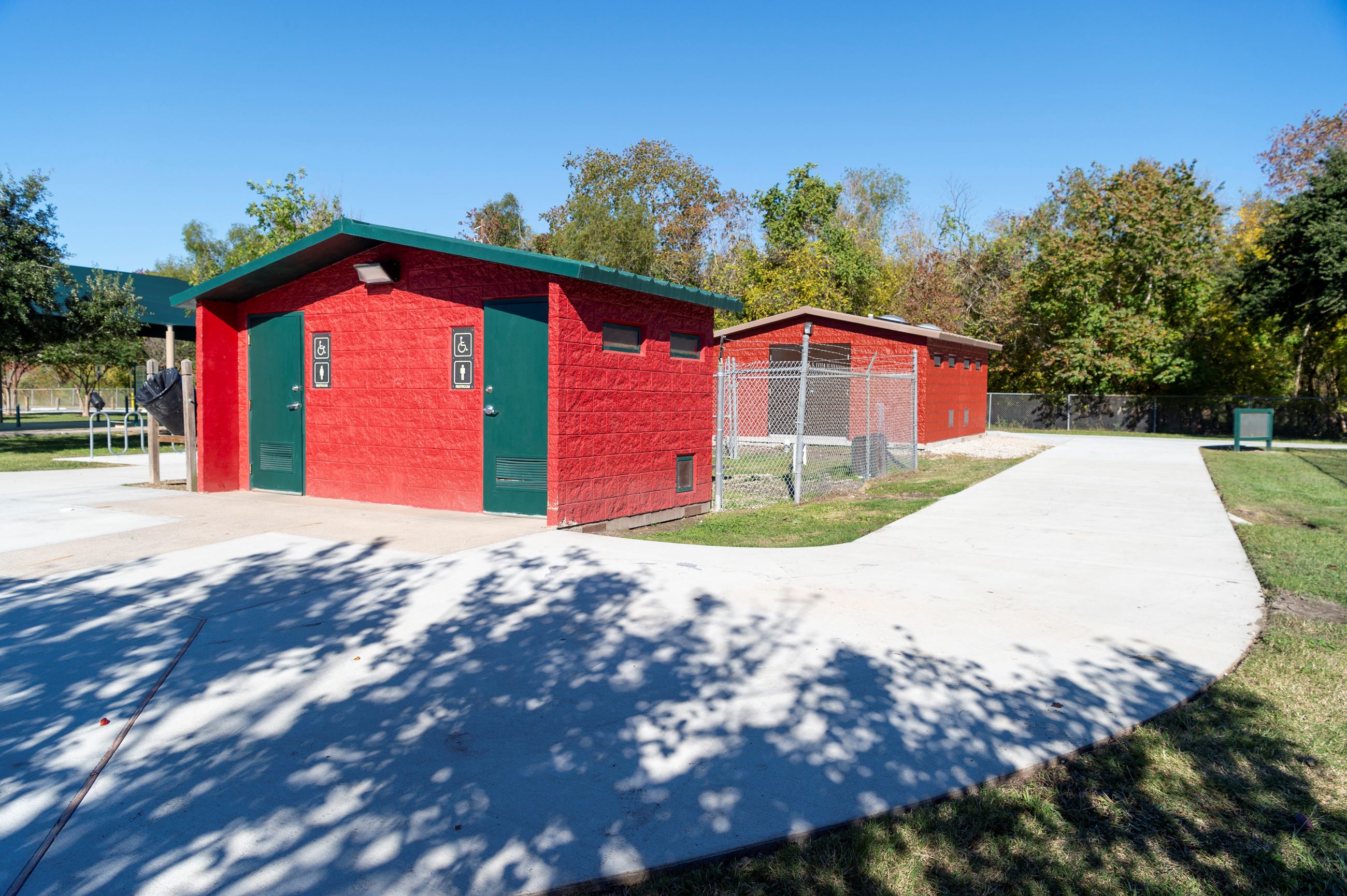two restroom buildings at holly bay park