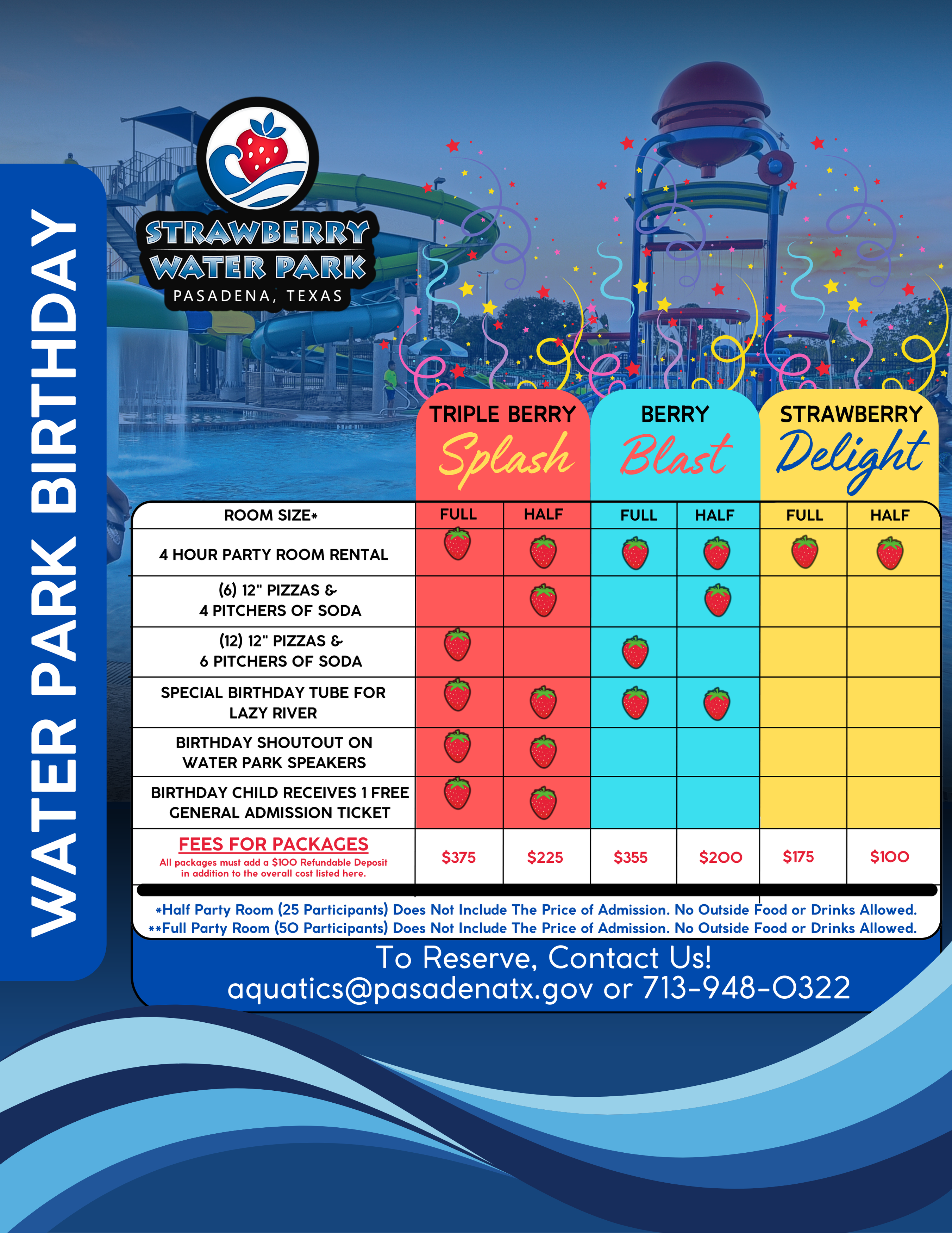 Aquatics Rentals 2025